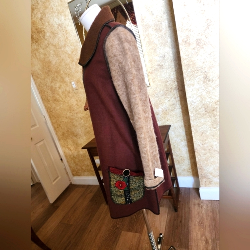 Never Worn- Fun & Funky Long Jacket!! - image 3